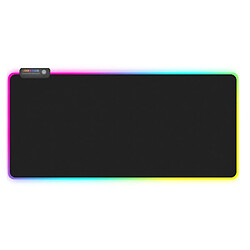 Wewoo Tapis de souris Colorful - de avec clavier de verrouillage épaississant à LED - Taille 780 x 300 x 4mm