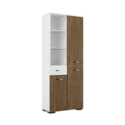 Avis EPIKASA Armoire à Usages Multiples Afra, Noyer, Panneau d'Aggloméré Mélaminé, 60x35x173 cm