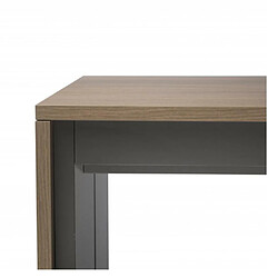 Avis Inside 75 Table console extensible FORDA XL Noyer/cadre gris ardoise largeur 120cm*270cm