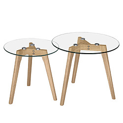 Rendez Vous Deco Tables basses Vénus (lot de 2)