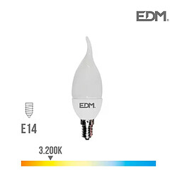 Edm Ampoule LED E14 5W équivalent à 35W - Blanc Chaud 3200K