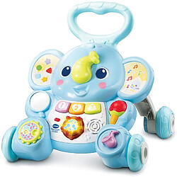 VTECH éléphanteau Trottino Apprentissage de la marche - Trotteur musical et parlant - Système de freinage