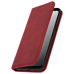 Avizar Housse Galaxy S9 Étui Porte-cartes Fonction Support Coque Silicone Gel rouge