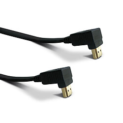 Metronic Câble HDMI High Speed mâle/mâle plat coudé 1,5 m