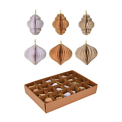 Acheter Mobili Rebecca Ornements De Noël Suspendus Décoratifs En Papier 24 PCs