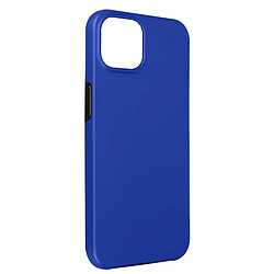 Avizar Coque iPhone 13 Pro Arrière Rigide bleu et Avant Souple Transparent