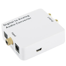 Wewoo Adaptateur Convertisseur Audio Numérique / Analogique / Mini Décodeur Audio, Taille: 72 x 55 x 20mm