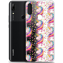 Caseink Coque Pour Huawei P Smart Z (6.6 ) [Gel HD Collection Fantasia Design Licorne Etoilée - Souple - Ultra Fin - Imprimé en France]