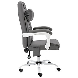 Avis Helloshop26 Chaise fauteuil siège de bureau informatique étude de massage similicuir gris 02_0024009