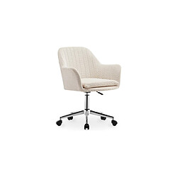 Avis ICONIK INTERIOR Chaise de bureau pivotante avec accoudoirs - Lumby Gris foncé