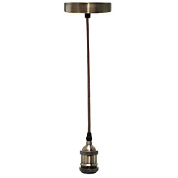 Vieux porte-lampe verre E27 LED pendentif lumière décorative pub pizzeria tavernes 230V COULEUR BRONZE