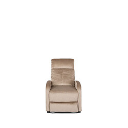 Vivaldi Fauteuil DANNY Beige Velours