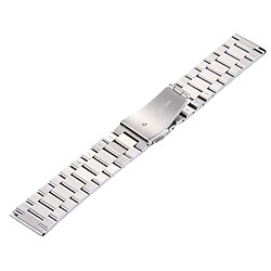 Avis Wewoo Bracelet argent pour Fitbit Blaze Smartwatch papillon boucle 3 perles en acier inoxydable