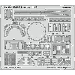 F-15E interior for Great Wall Hobby - 1:48e - Eduard Accessories