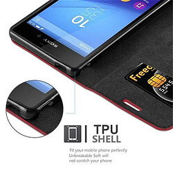 Avis Cadorabo Coque Sony Xperia M4 AQUA Etui en Rouge