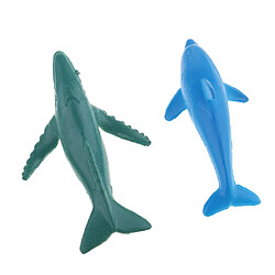 Avis 24 Pièces Animaux Marin Océan Simulation Animal Action Figure en Plastique Souple Modèle Enfants Jouets Cadeaux