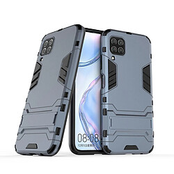 Coque en TPU hybride avec béquille bleu foncé pour votre Huawei P40 lite/Nova 7i/Nova 6 SE