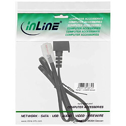 Avis Câble InLine® TAE-F allemand vers RJ45 8P2C, 1 m