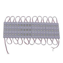 20 pièces 3-led module d'éclairage 12v magasin panneau de fenêtre avant 7512w3p-5730 blanc