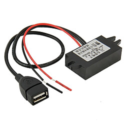 Wewoo Pour GPS / Enregistreur de Véhicule 12 V à 5 V USB Chargeur de Voiture Adaptateur Abaisser le Module DC-DC Convertisseur