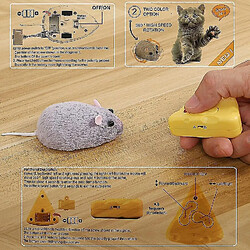 Universal Rat télécommandée électronique sans fil en peluche rc de souris jouet hot flock emulation toys rat