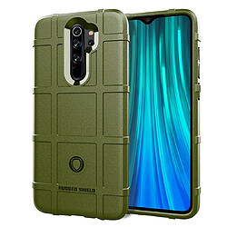 Wewoo Coque Souple Pour Xiaomi Redmi Note8 Pro Housse TPU antichoc à couverture totale Vert armée