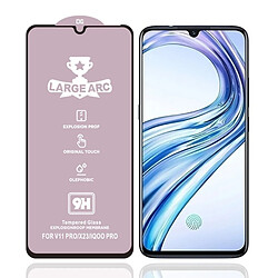 Wewoo Protection Pour Vivo X23 25 PCS 9H HD Grand Arc Haute Alumine Plein Écran Verre Trempé Film