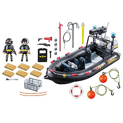 Playmobil® PLAYMOBIL 9362 City Action - Bateau pneumatique et policiers d'élite