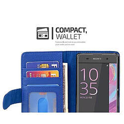 Avis Cadorabo Coque Sony Xperia XA Etui en Bleu