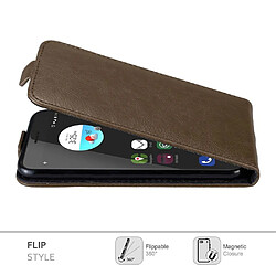 Acheter Cadorabo Coque ZTE Blade V7 Etui en Marron