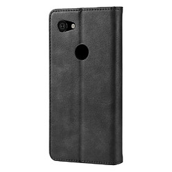 Avis Wewoo Housse Coque Étui en cuir à rabat horizontal avec texture rétro pour Crazy Horse Google Pixel 3 Lite XLavec support et emplacements cartes et cadre photo Noir