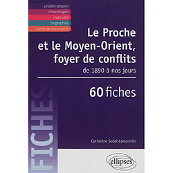 Le Proche et le Moyen-Orient, foyer de conflits : de 1890 à nos jours : 60 fiches