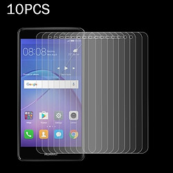 Wewoo Verre trempé 10 PCS pour Huawei Y3 2017 0.3mm 9H Surface Dureté 2.5D Antidéflagrant Plein Écran Film