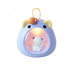 General Haut-parleur Bluetooth portable, haut-parleur Bluetooth Kawaii, appairage stéréo sans fil, 15 heures de lecture, son haute définition, mini haut-parleur Bluetooth mignon pour animal de compagnie (violet)