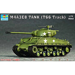 M4A3E8 Tank (T66 Track) - 1:72e - Trumpeter