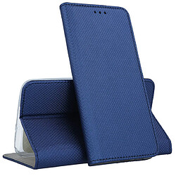 Htdmobiles Housse pour Apple iPhone 15 - etui coque pochette portefeuille + film ecran - BLEU MAGNET