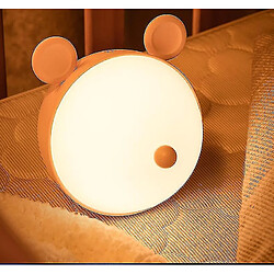 Universal Lumière de nuit éclairage d'environnement lumière d'ambiance de sommeil d'enfant rechargeable chambre à coucher chevet nourrissage de bébé lumineux rose