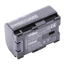 Batterie Li-Ion vhbw 800mAh (3.6V) à puce JVC GZ-HM330SEU, GZ-HM334, GZ-HM334BEU, GZ-HM335, GZ-HM335BEU Remplace: BN-VG107, BN-VG107E.