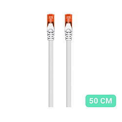 Cable de Red Ewent IM1000 Cat.6 U/UTP 50cm Blanco