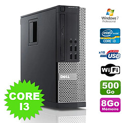 PC Dell Optiplex 990 SFF I3-2120 3.3GHz 8Go Disque 500Go DVD Wifi W7 - Occasion