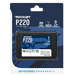 Avis Disque dur Patriot Memory P220 1 TB SSD