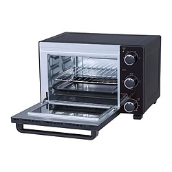 CONTINENTAL EDISON CEMF22B - Minifour electrique 22L noir - 1300W - Rotissoire, Convection naturelle