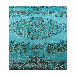 Vidal Tapis de laine 277x165 turquoise Ultra Vintage pas cher