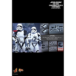 Hot Toys MMS335 - Star Wars : The Force Awakens - First Order Stormtrooper Officer And First Order Stormtrooper