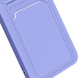 Avizar Coque pour Samsung S23 FE Porte-carte Souple Anti-traces Lavande