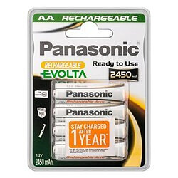 Batterie stilo ricaricabili Panasonic Evolta HHR-3XXE