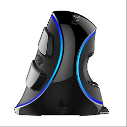 Universal M618 plus souris câblée verticale ergonomique 6 boutons 1600 dpi bleu LED Light Computer souris avec paume