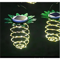 Deoditoo Lanterne Suspendue Solaire à Eclairage LED Design Ananas pas cher