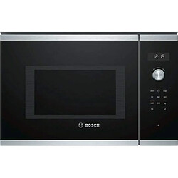 Micro-ondes encastrable 25l 900w inox - bfl554ms0 - BOSCH pas cher