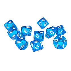 Dice,Ten Sided Dice Gem,Jeu de dés,dés Set,Pour RPG Dungeons Dragons Jeux